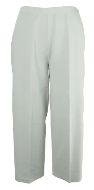 MARINA RINALDI Women's Grey Uno Wide Leg Pants $650 NWT