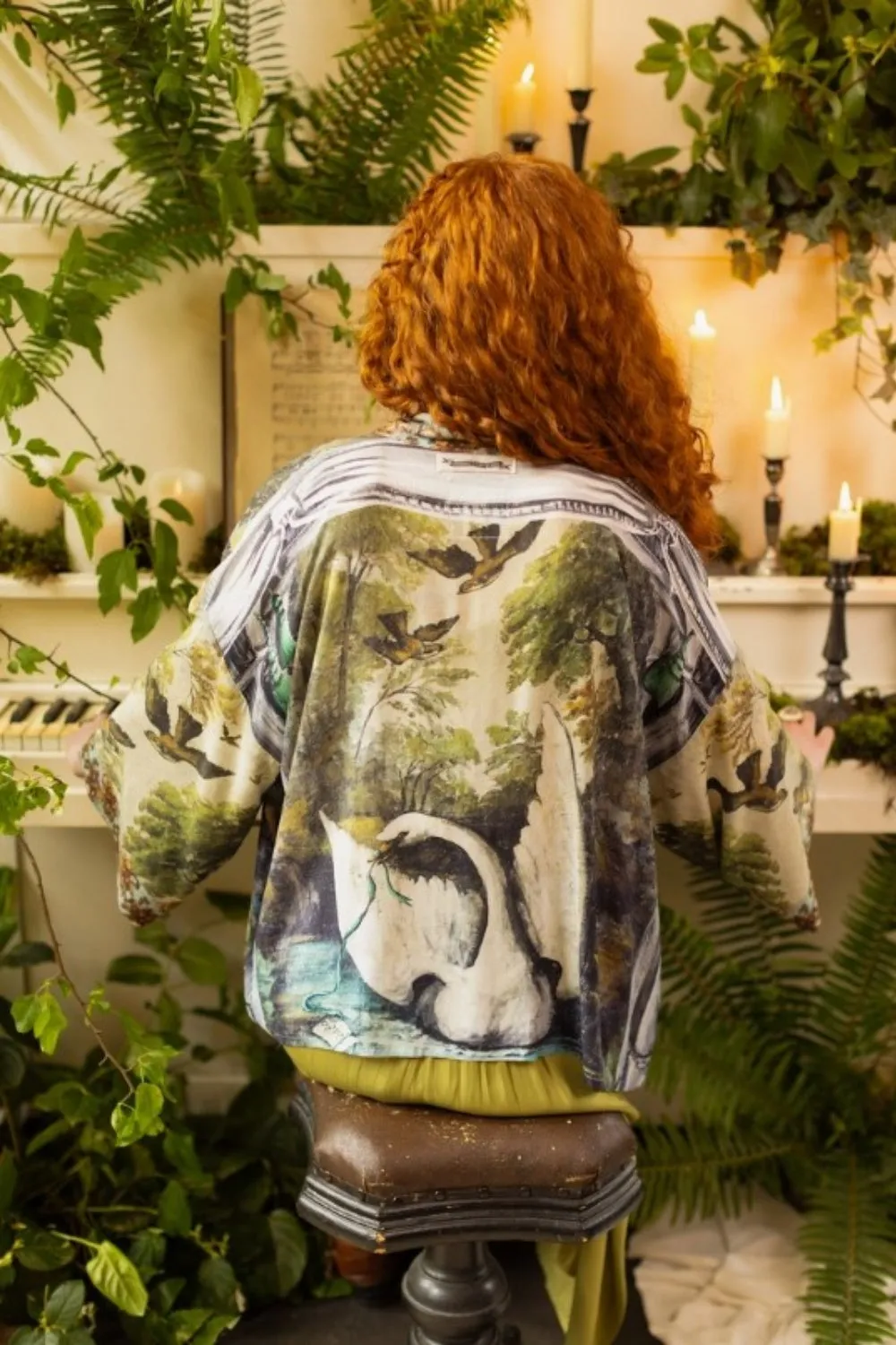 MARKET OF STARS THEATRE OF DREAMS CROPPED BAMBOO KIMONO