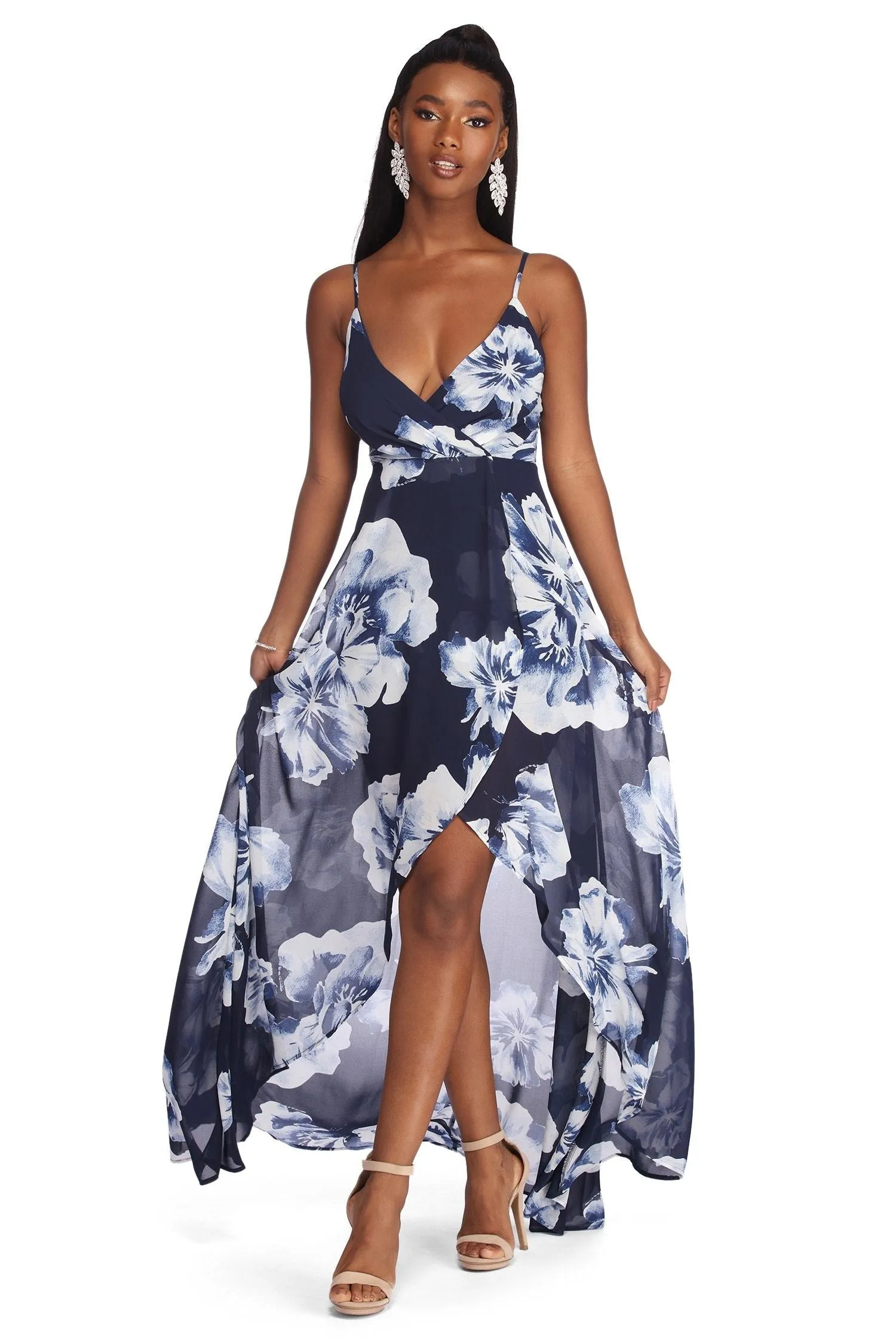 Mary Formal High Low Chiffon Dress