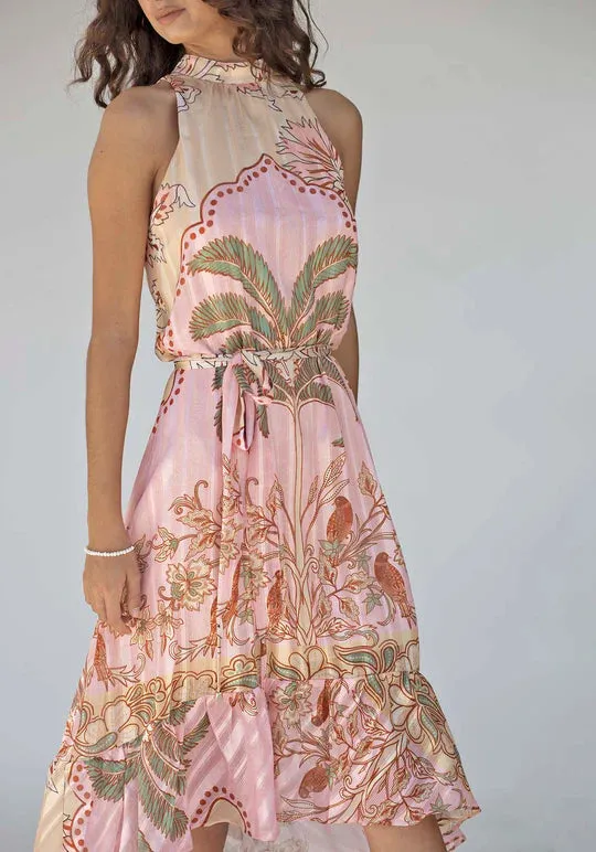 Midi Dress - Botanica Tropical