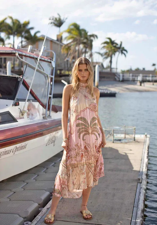 Midi Dress - Botanica Tropical
