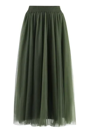 Midi tulle skirt