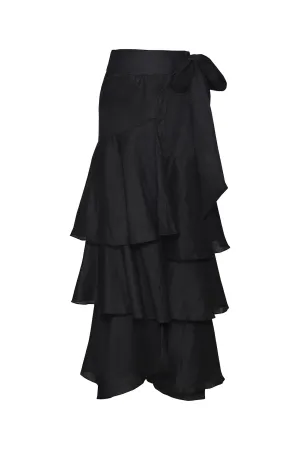 Midnight Clavel Ankle Skirt
