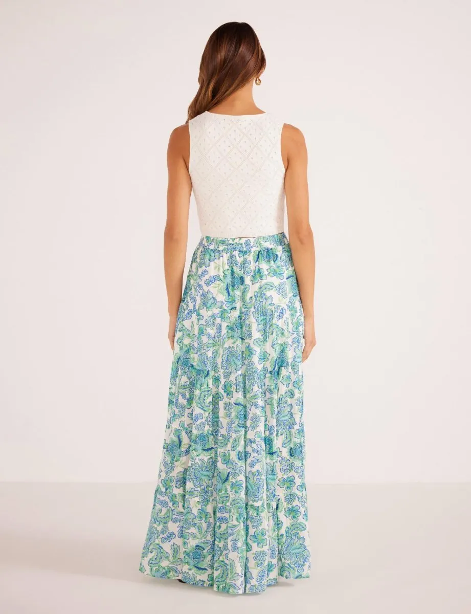 MINKPINK - Alessia Tiered Maxi Skirt (Final Sale)