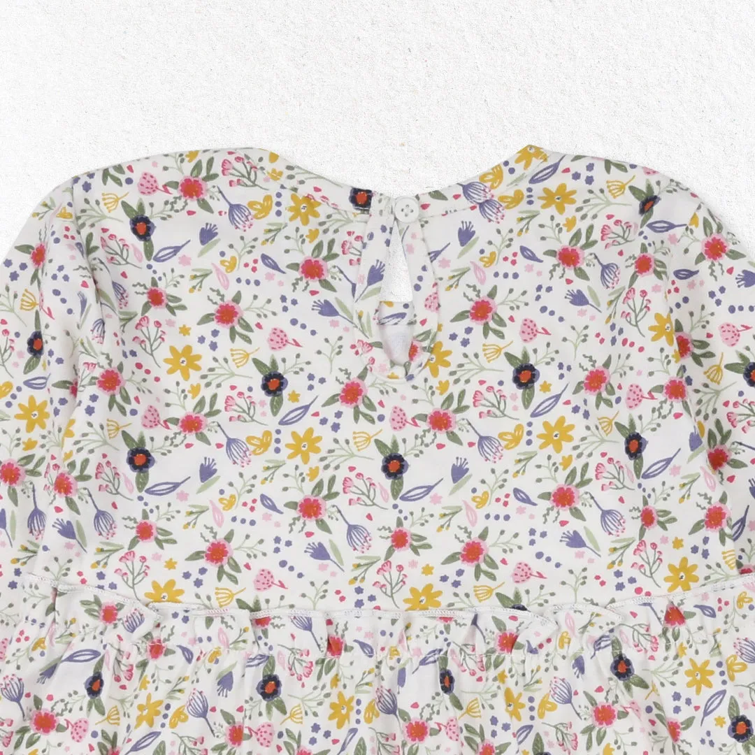 Multicoloured Floral Print Dress