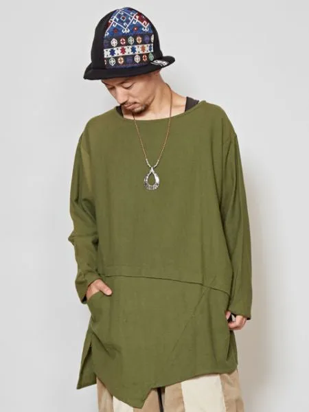 Nepali Cotton Asymmetrical Top