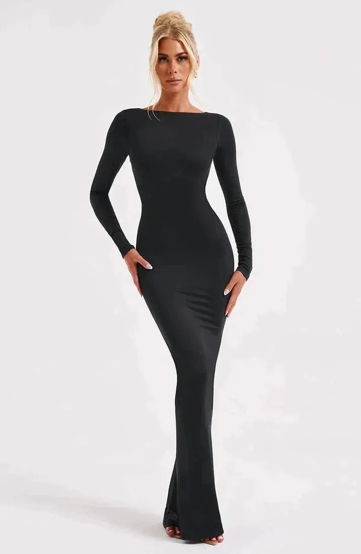 Nikki - maxi dress with low back