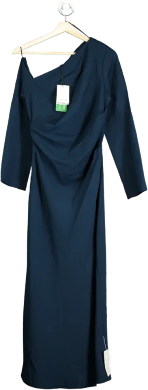 Nobody's Child Navy Katty Long Sleeve Dress UK 10