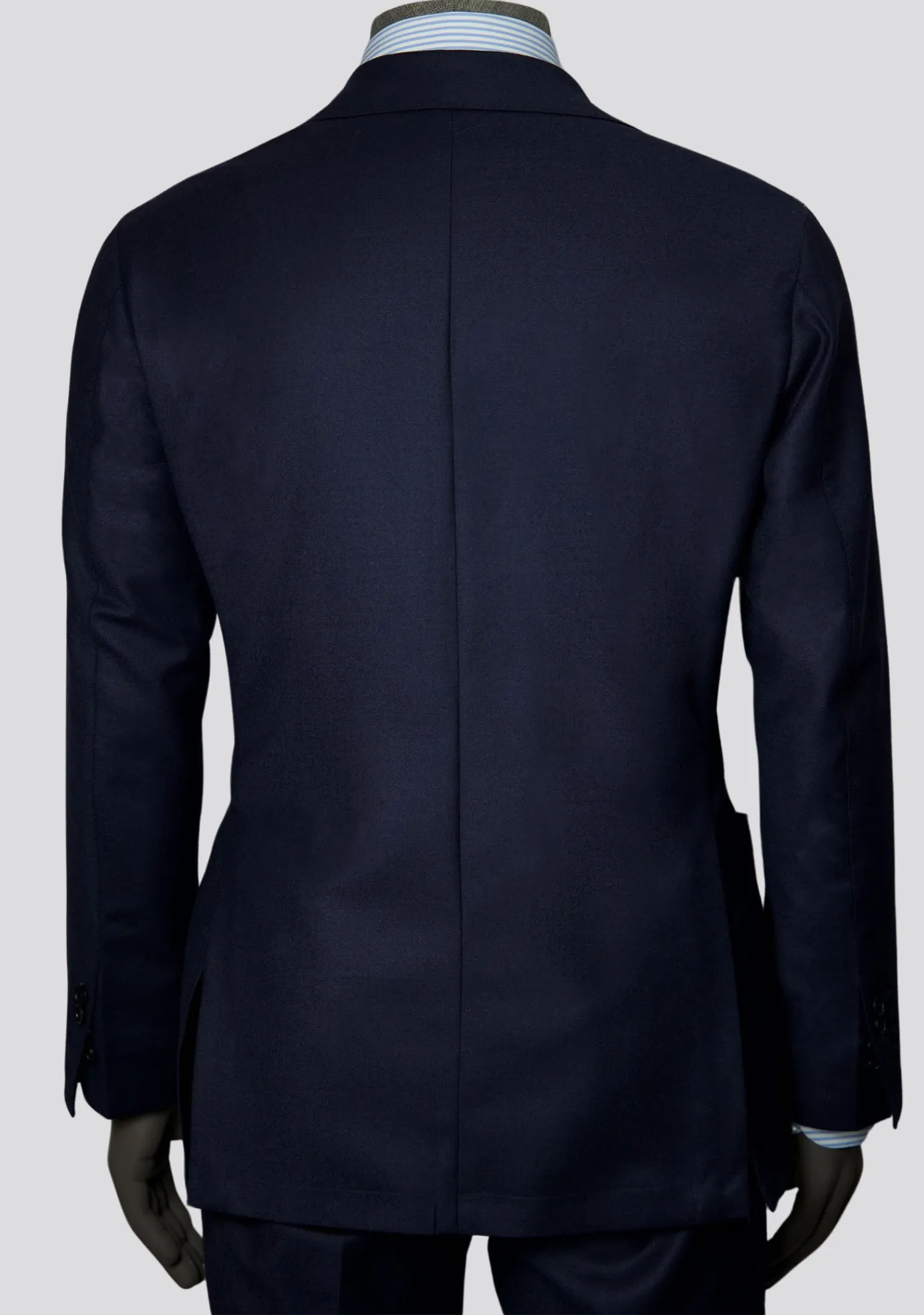 Ocean Blue Virgin Wool Double Breasted Jacket