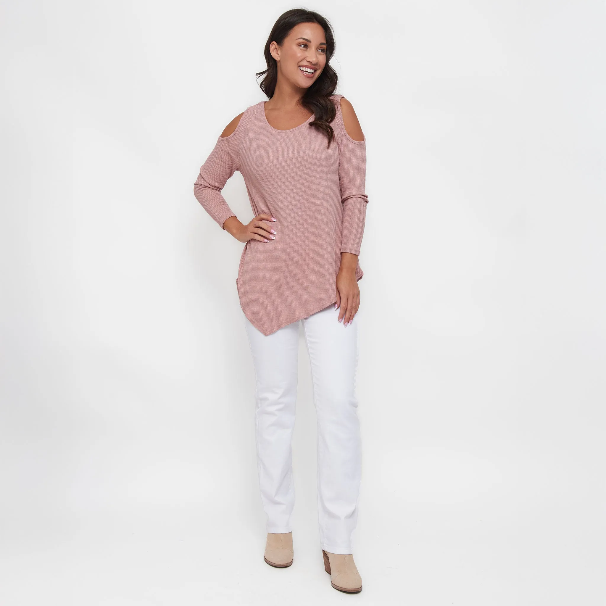 Olivia Cold Shoulder Top