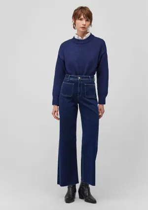 Paloma Marine Rinse Mavi Premıum Jean Pants