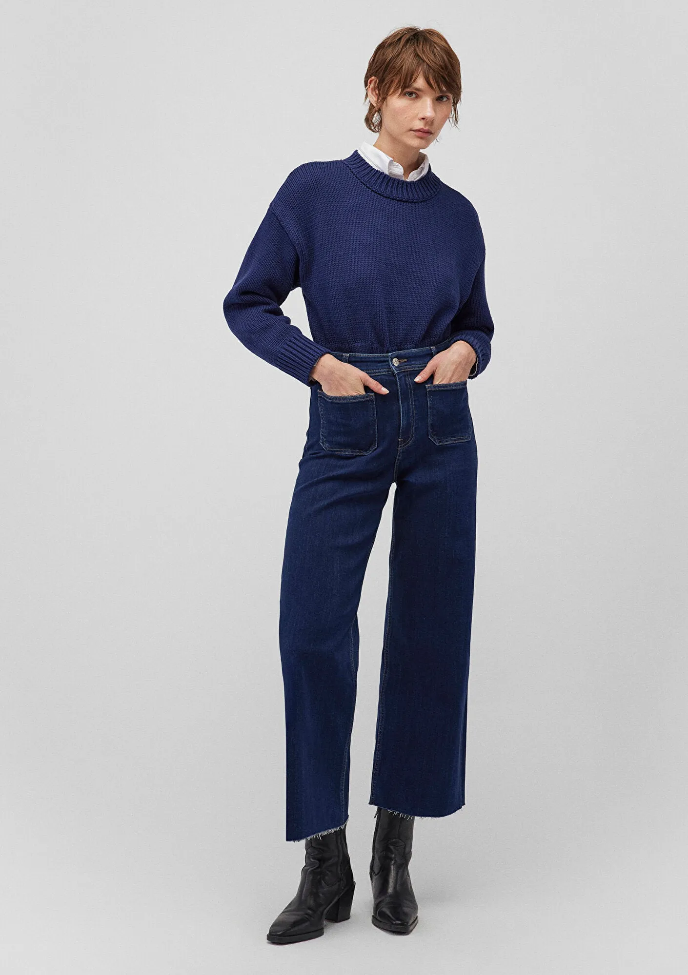 Paloma Marine Rinse Mavi Premıum Jean Pants