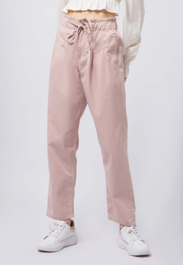 Paperbag Colored Denim Pants