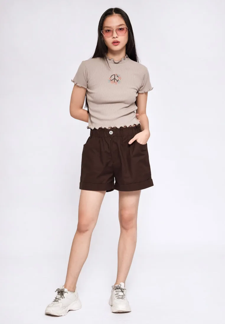 Paperbag Short Pants