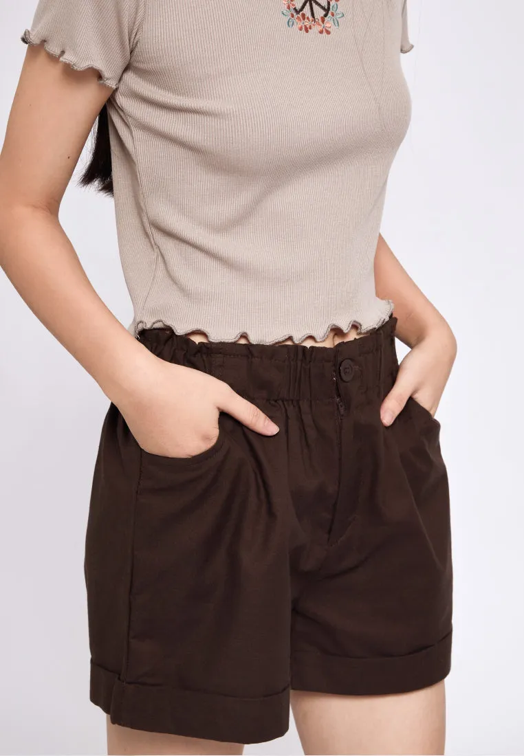 Paperbag Short Pants