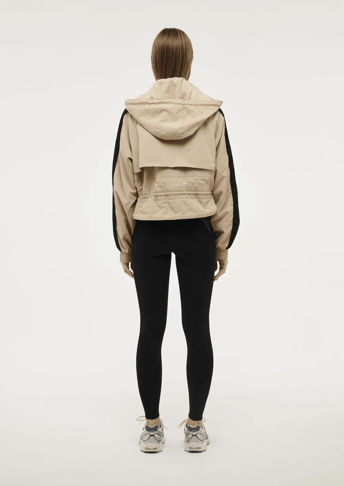 PE NATION Cropped Man Down Jacket - Sesame