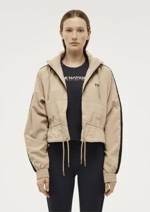 PE NATION Cropped Man Down Jacket - Sesame