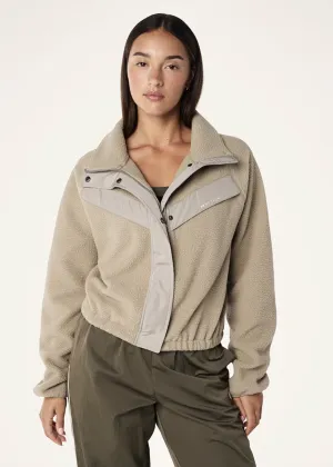 P.E NATION Shelter Sherpa Jacket - Oxford Tan