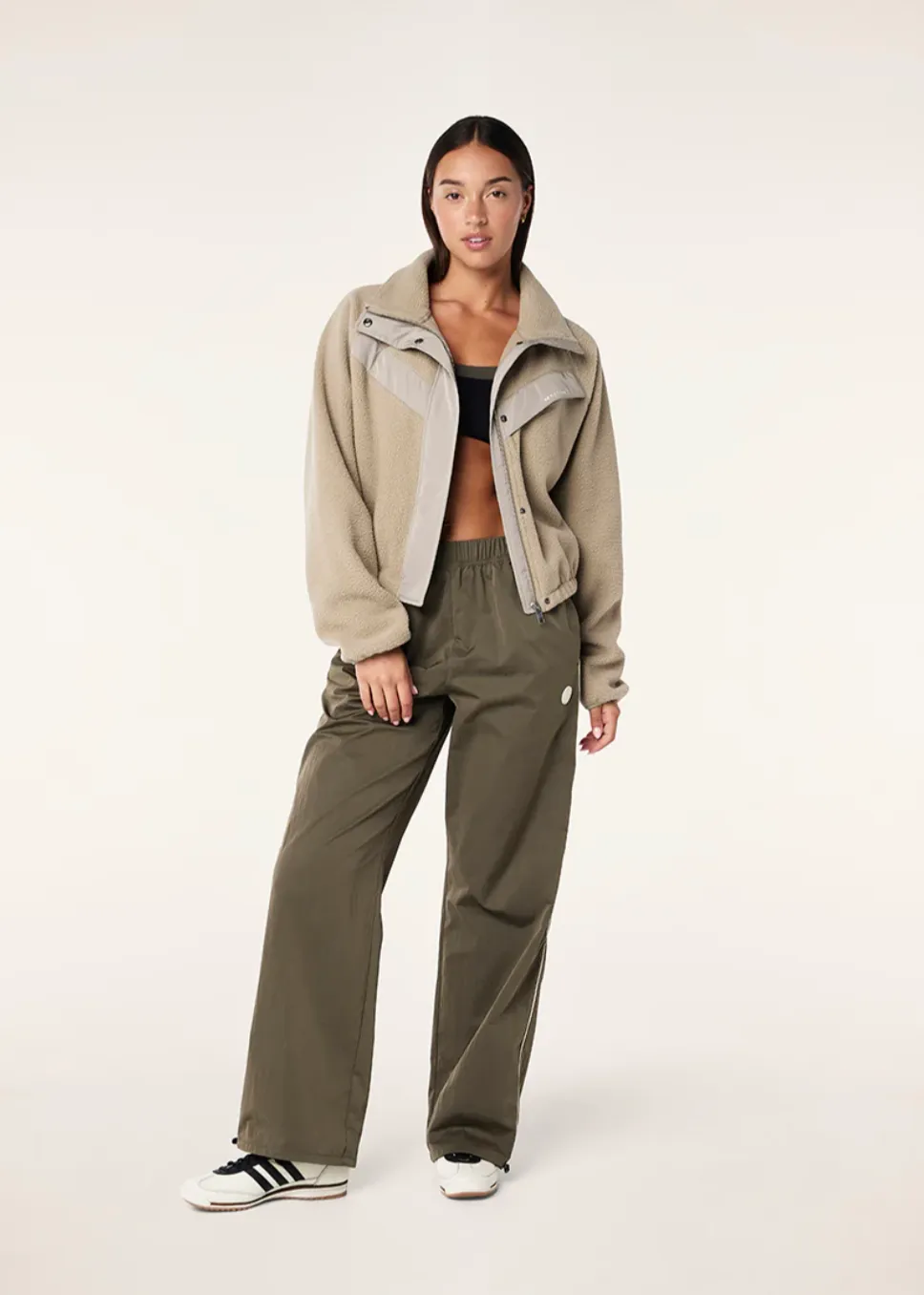P.E NATION Shelter Sherpa Jacket - Oxford Tan