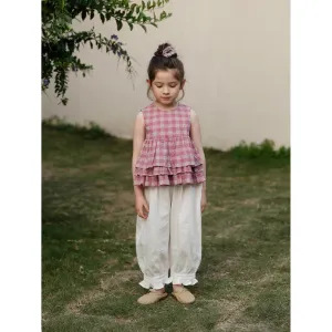 peplum no sleeve blouse 【for kids&Jr.】