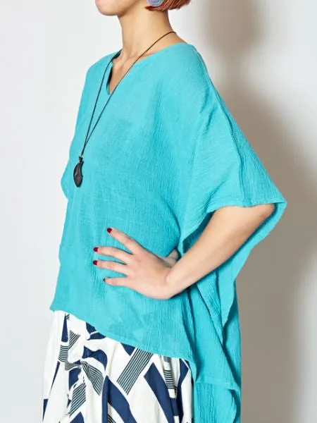Plain High Low Hem Dress