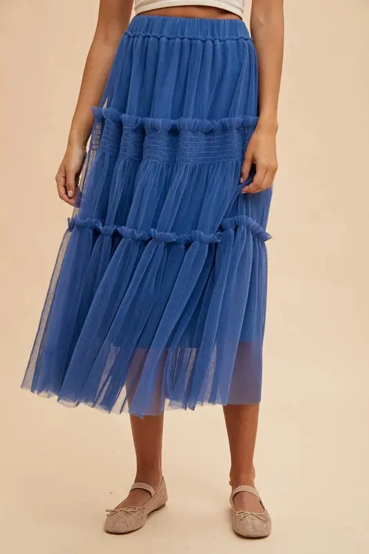 Plains Tulle Midi Skirt
