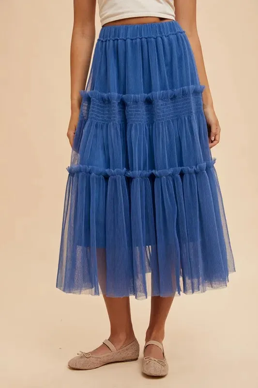 Plains Tulle Midi Skirt
