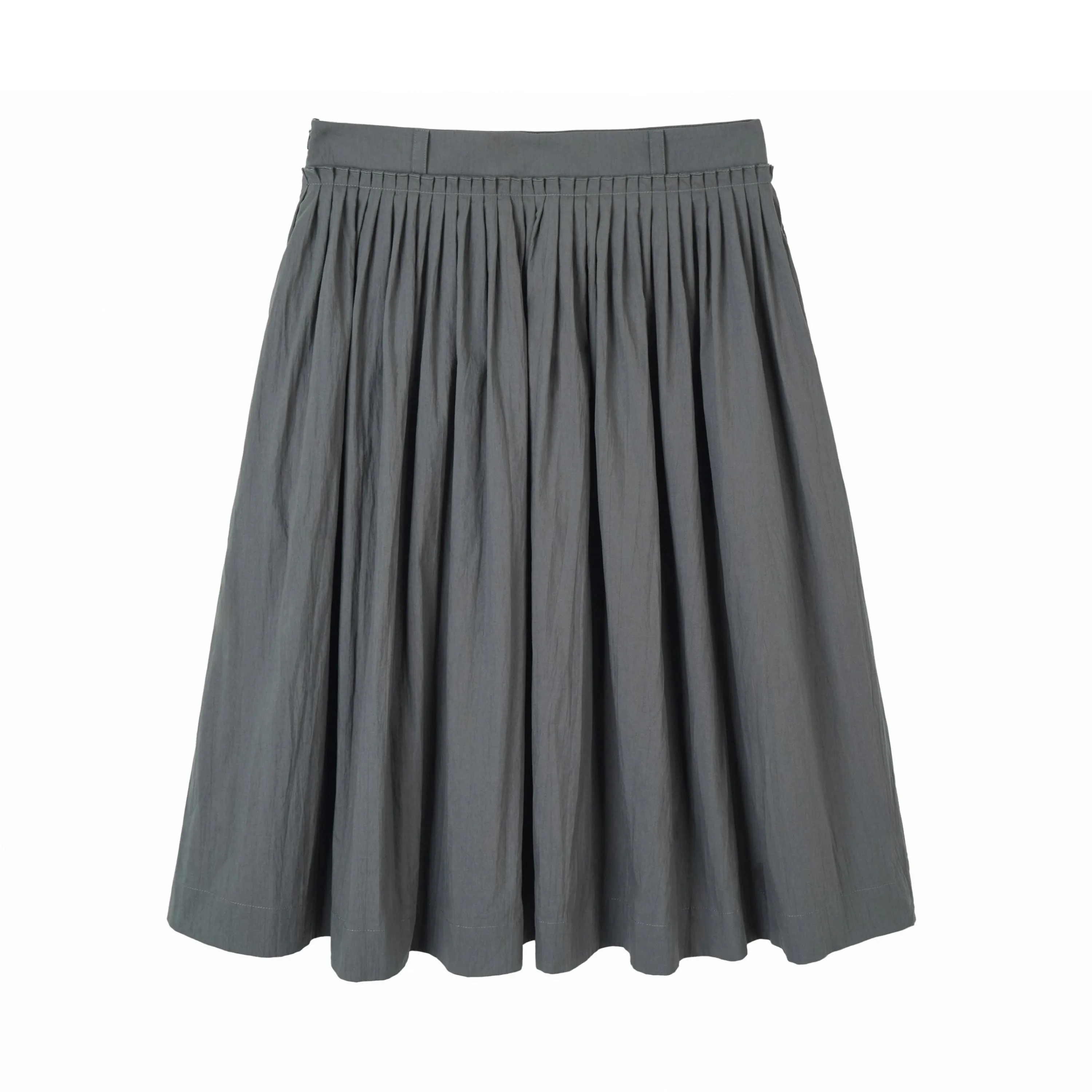 Pleated Midi Skirt