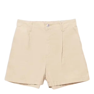 Pleated Utility Short Khaki