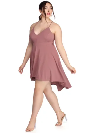 Plus Swept Off Charming Your Feet High-Low Dress