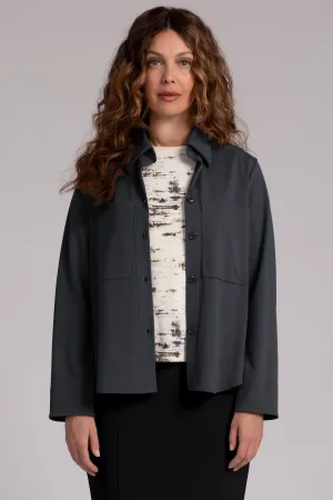 Ponte Hepburn Shorty Shacket