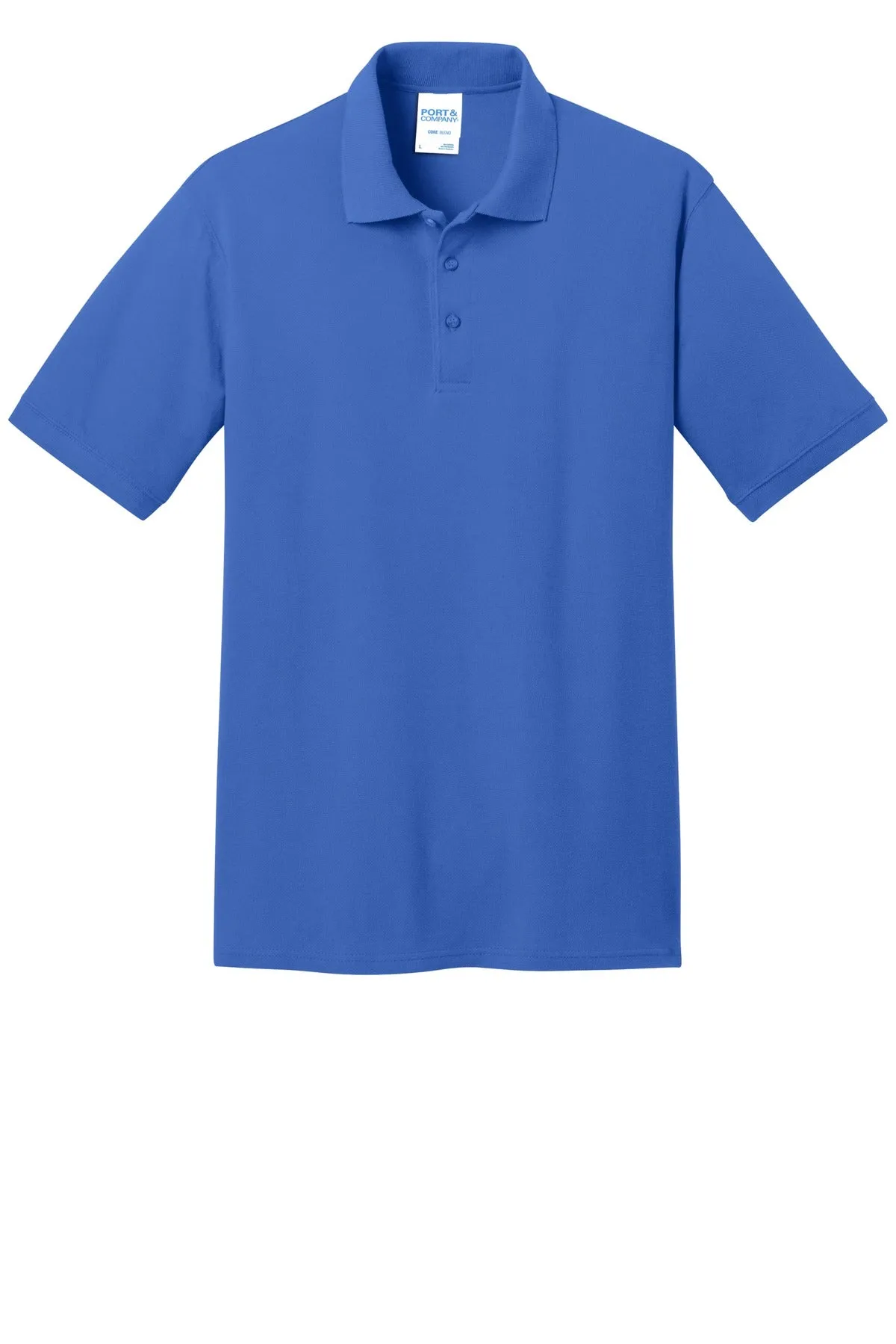 Port & Company Core Blend Pique Polo. KP155 Royal