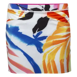 Printed Aim Skort 15" Abstract Palms