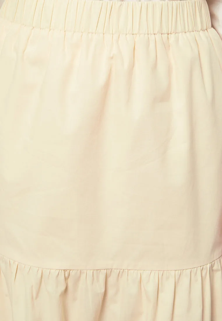Printed Tier Maxi Skirt