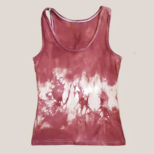 Pumpkin Spice Tie Dye Tank Top
