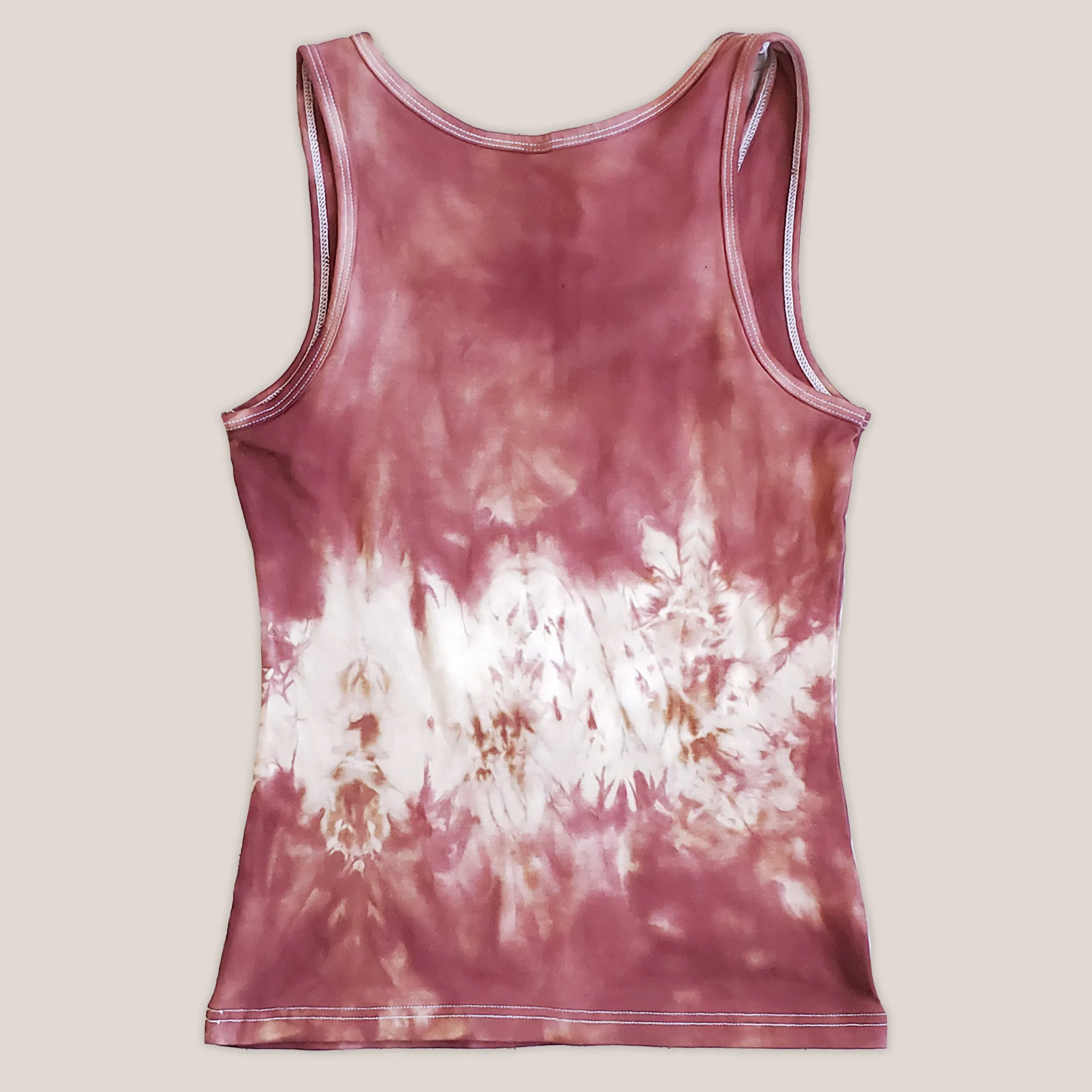 Pumpkin Spice Tie Dye Tank Top