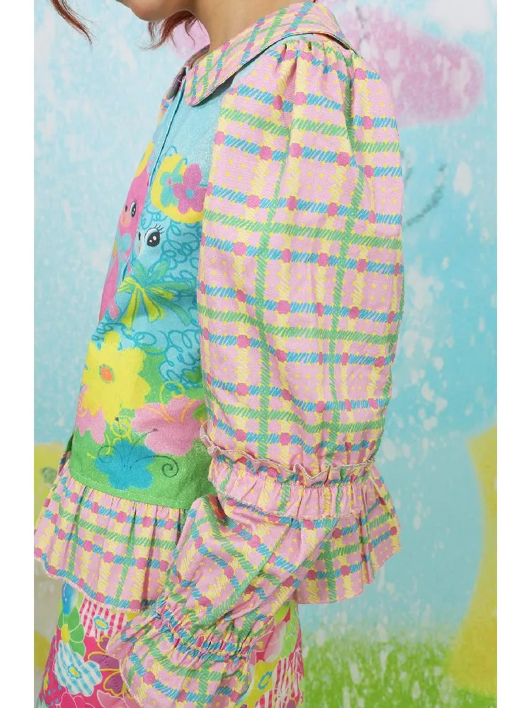 Puppy Girl Peplum Shirt 【s0000011147】