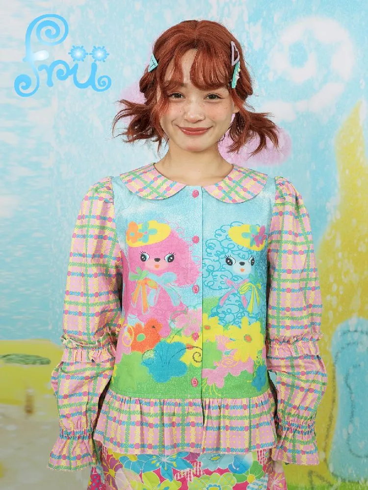 Puppy Girl Peplum Shirt 【s0000011147】