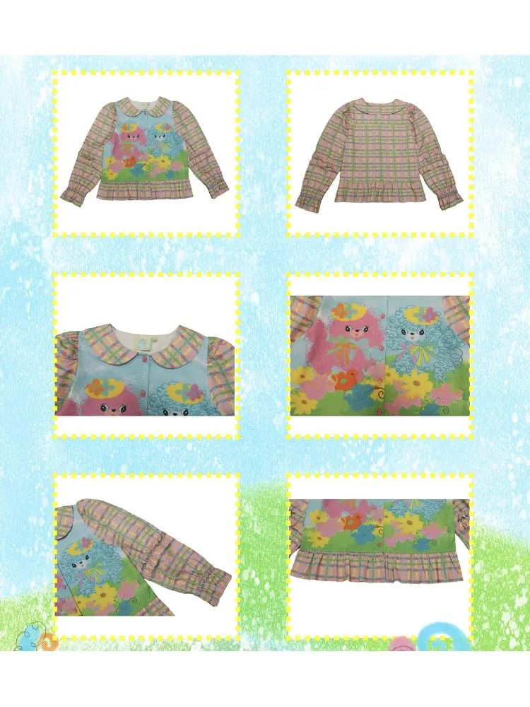 Puppy Girl Peplum Shirt 【s0000011147】