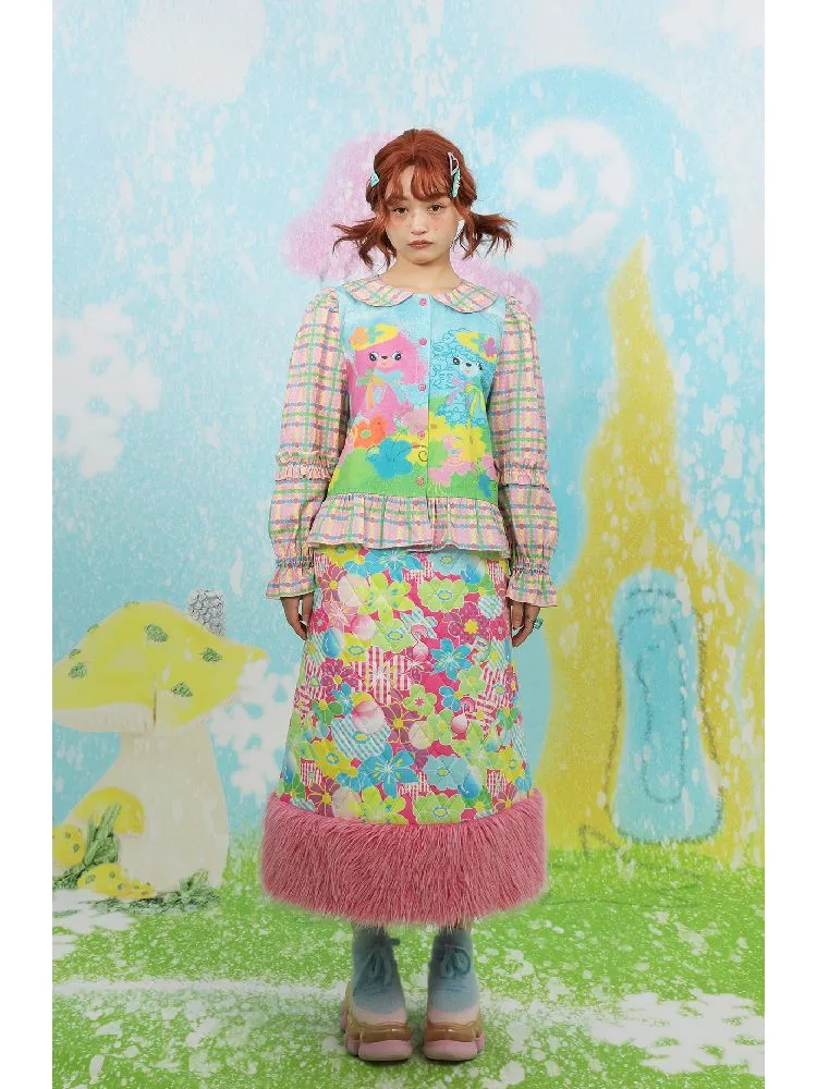 Puppy Girl Peplum Shirt 【s0000011147】