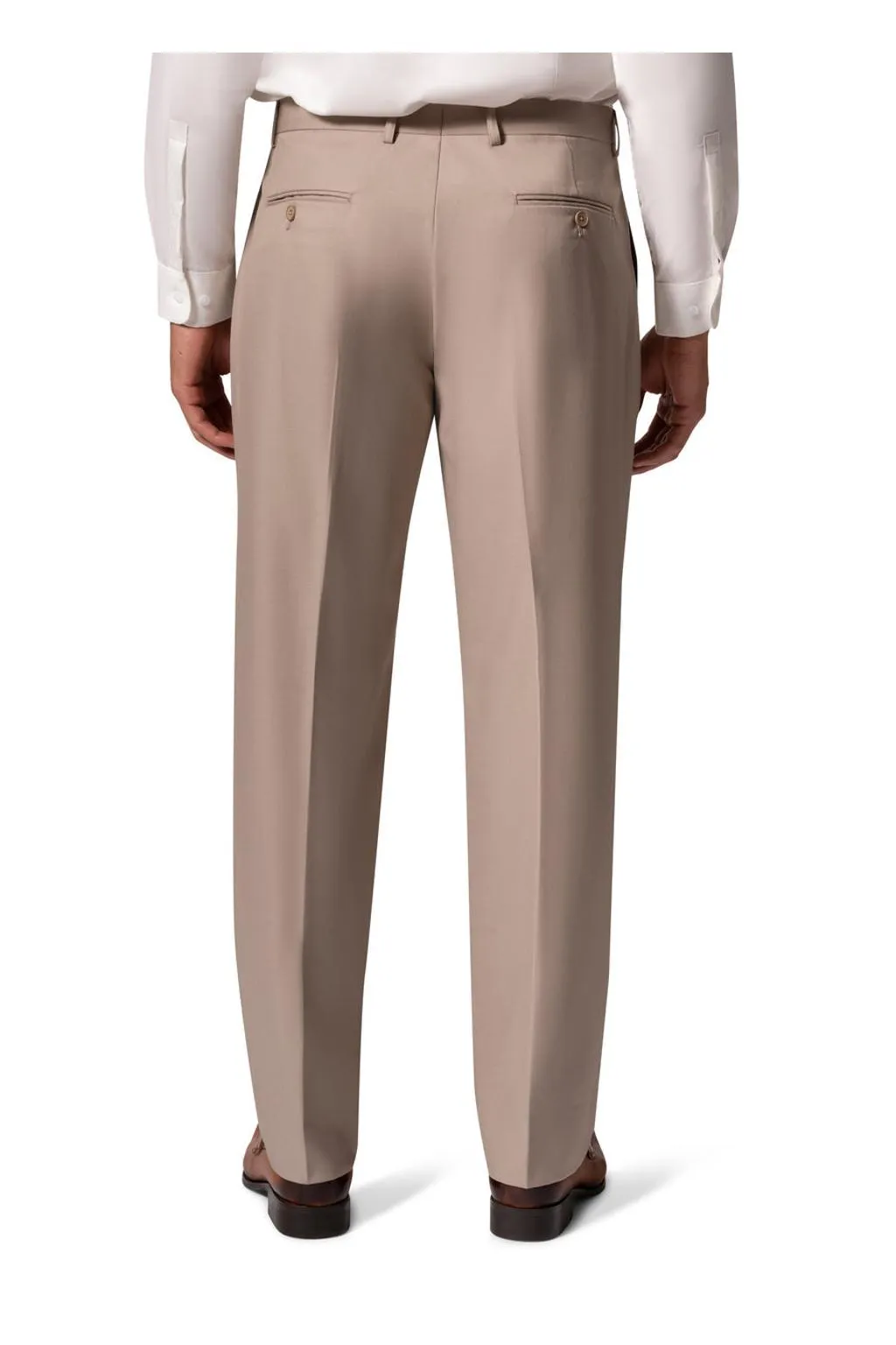 "Kingsley" Tan Double-Breasted Peak Suit (2-Piece Set)