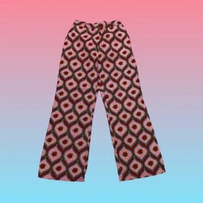 Red Star Wide Leg Pants