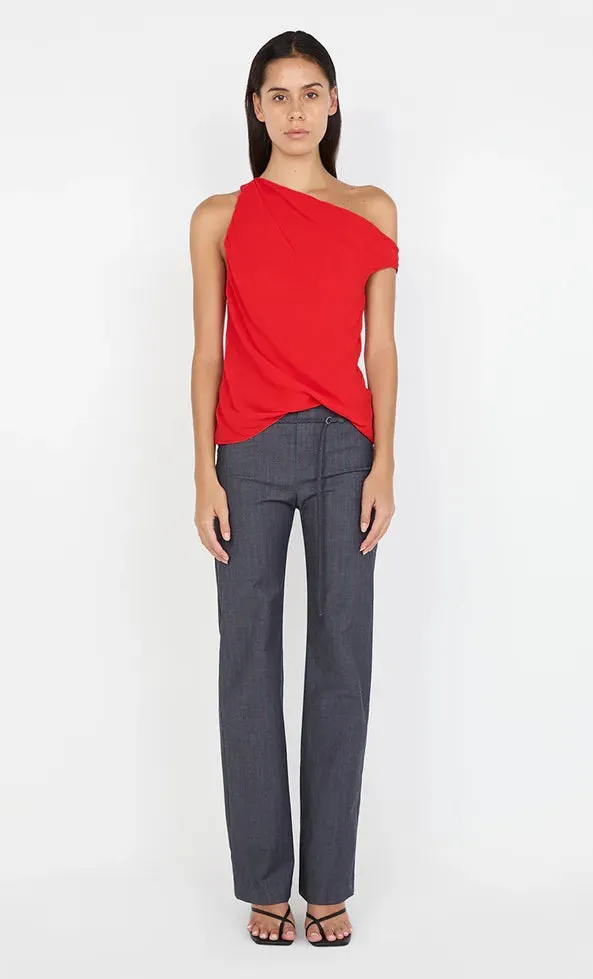 Rhone Drape Top - Chilli