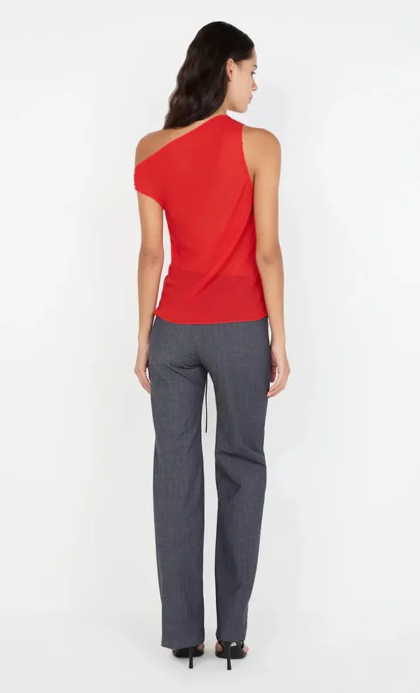 Rhone Drape Top - Chilli