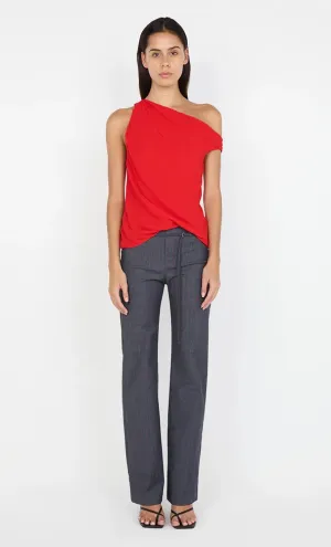 Rhone Drape Top - Chilli