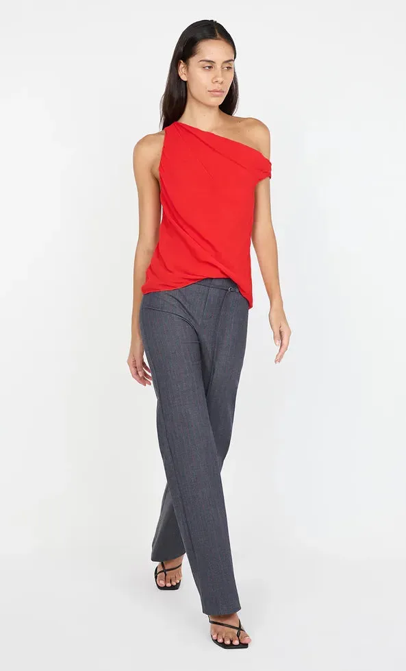 Rhone Drape Top - Chilli