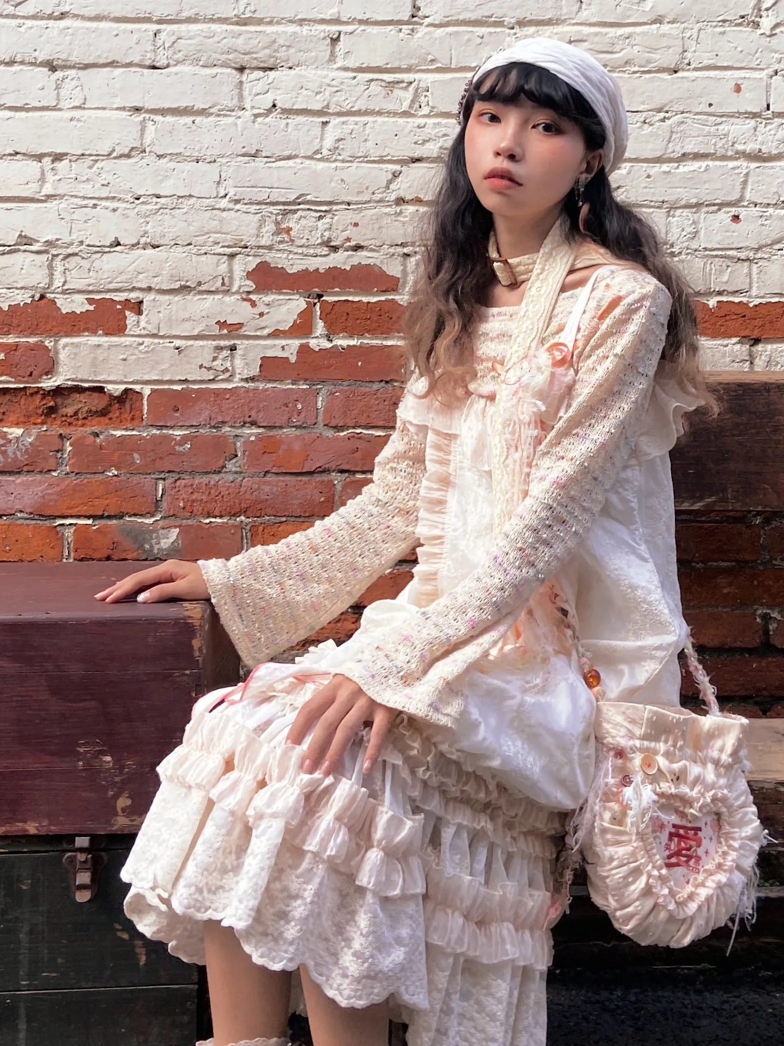 Ribbon Shirring Bottoming Asymmetrical Sweater【s0000003585】