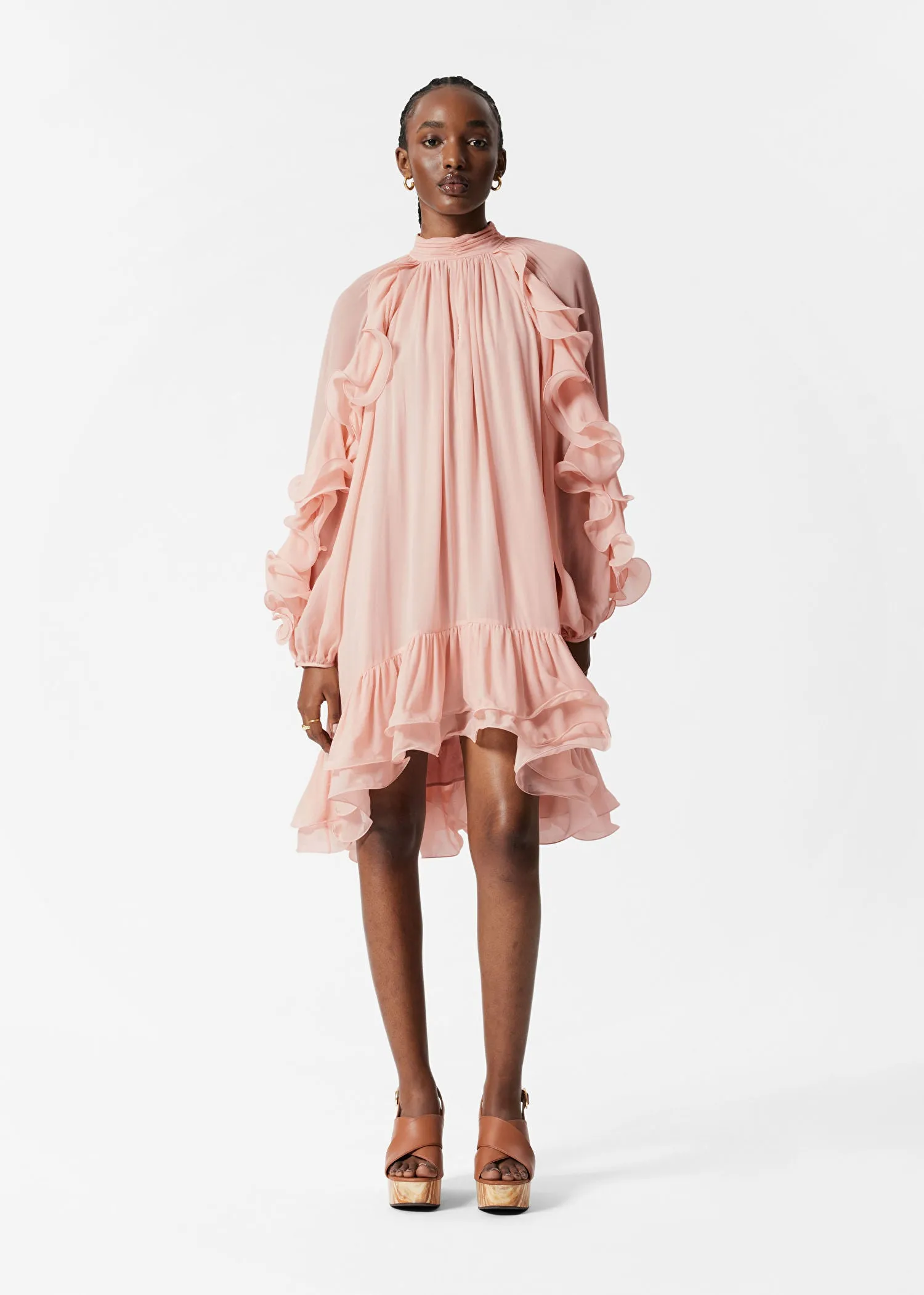 Ruffle Mini Dress