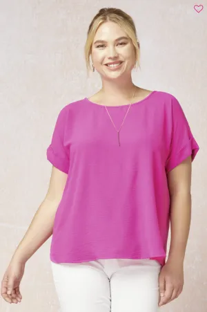 Scoop-neck Blouse