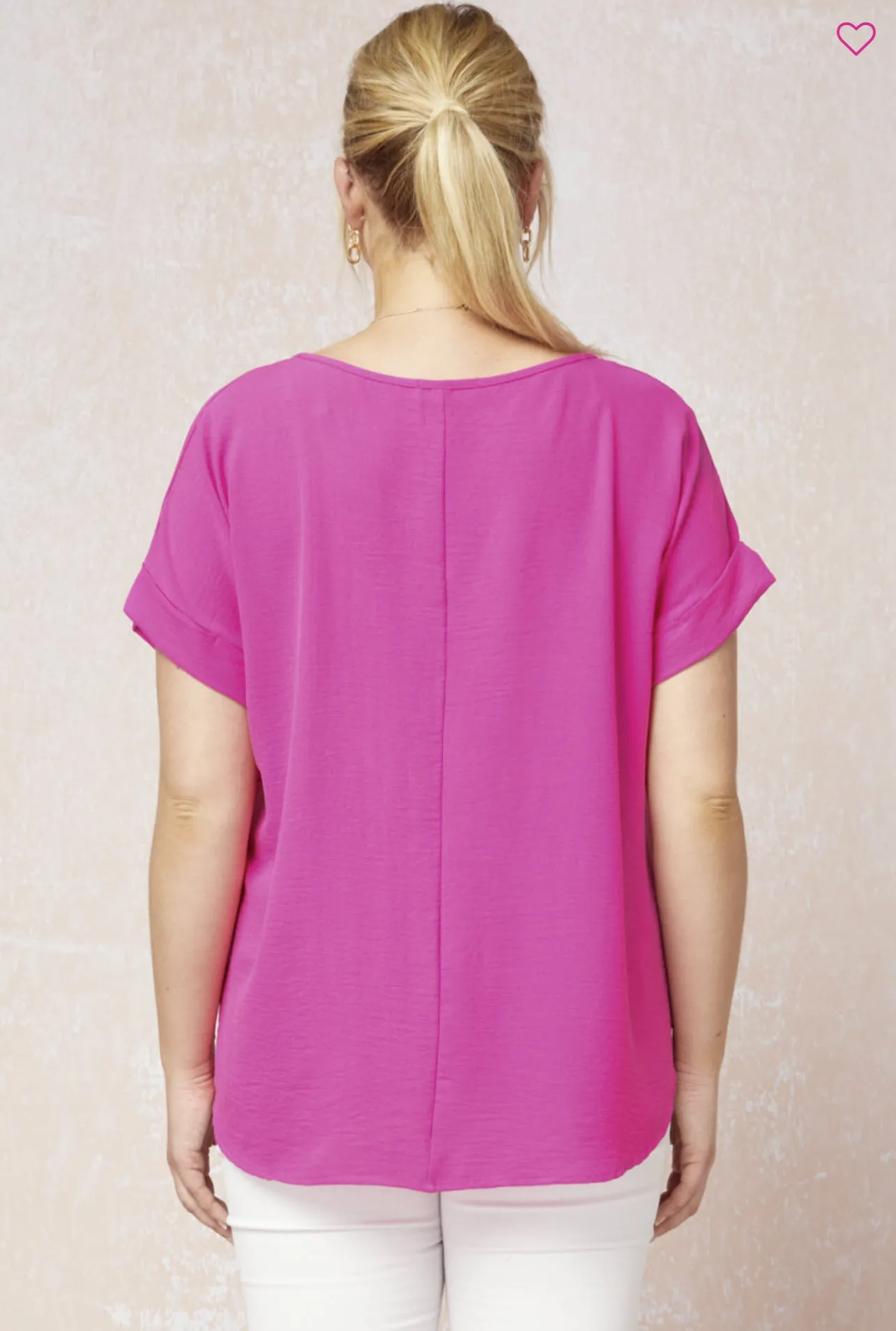 Scoop-neck Blouse